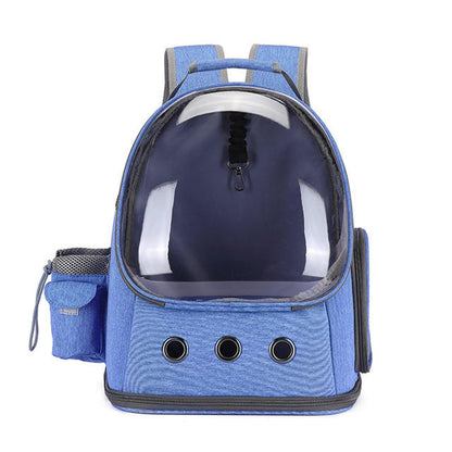 Pet Space Cat Backpack Fashion Transparent Breathable Cat Bag Dog Bag Folding Pet Bag