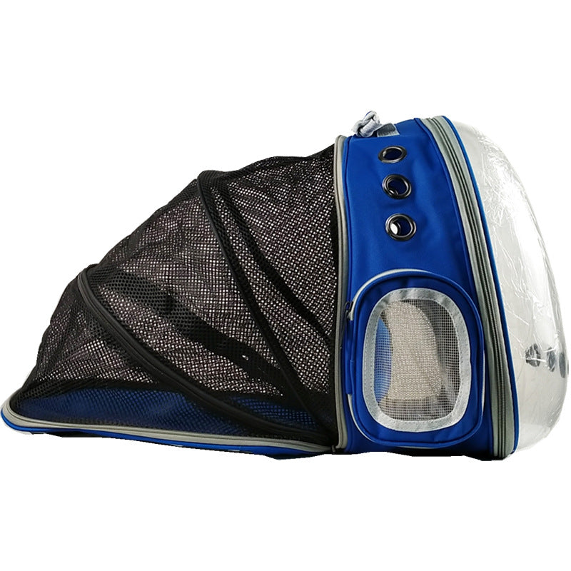 Cat Bag Panoramic Space Capsule Space Bag Pet Bag Portable Backpack Porous Breathable And Light Proof Expandable Cat Bag