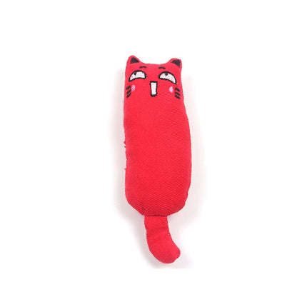 Rustle Sound Catnip Toy Cats Products for Pets Cute Cat Toys for Kitten Teeth Grinding Cat Plush Thumb Pillow Pet Accessories