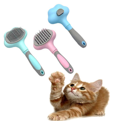 Pet Grooming Comb Hair Removal Comb Massage Comb Dog Cat Fading Comb Automatic Knot Comb